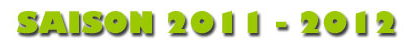 saison 2011-2012
